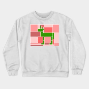 Rectangular Unicorn Crewneck Sweatshirt